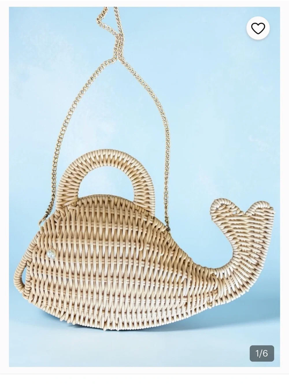 NWT Tommy Bahama Woven Whale Crossbody Bag - Natural tan